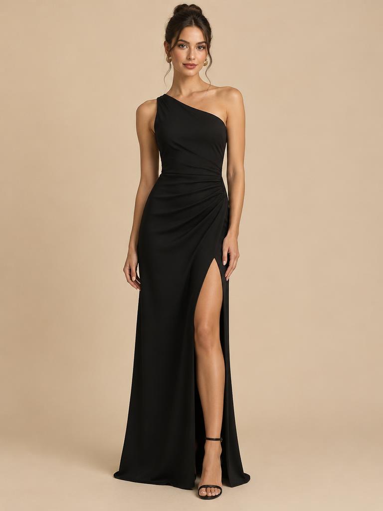 Seraphine one-shoulder gown